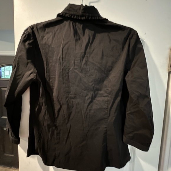 ~Wanko~ Black Button-Up Shirt - Picture 6 of 8